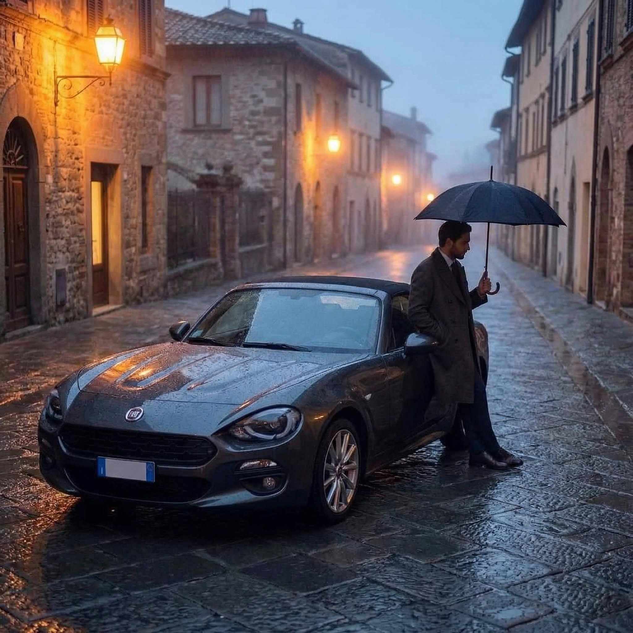 CampaignsLive AI automotive creative — model in market-specific environment